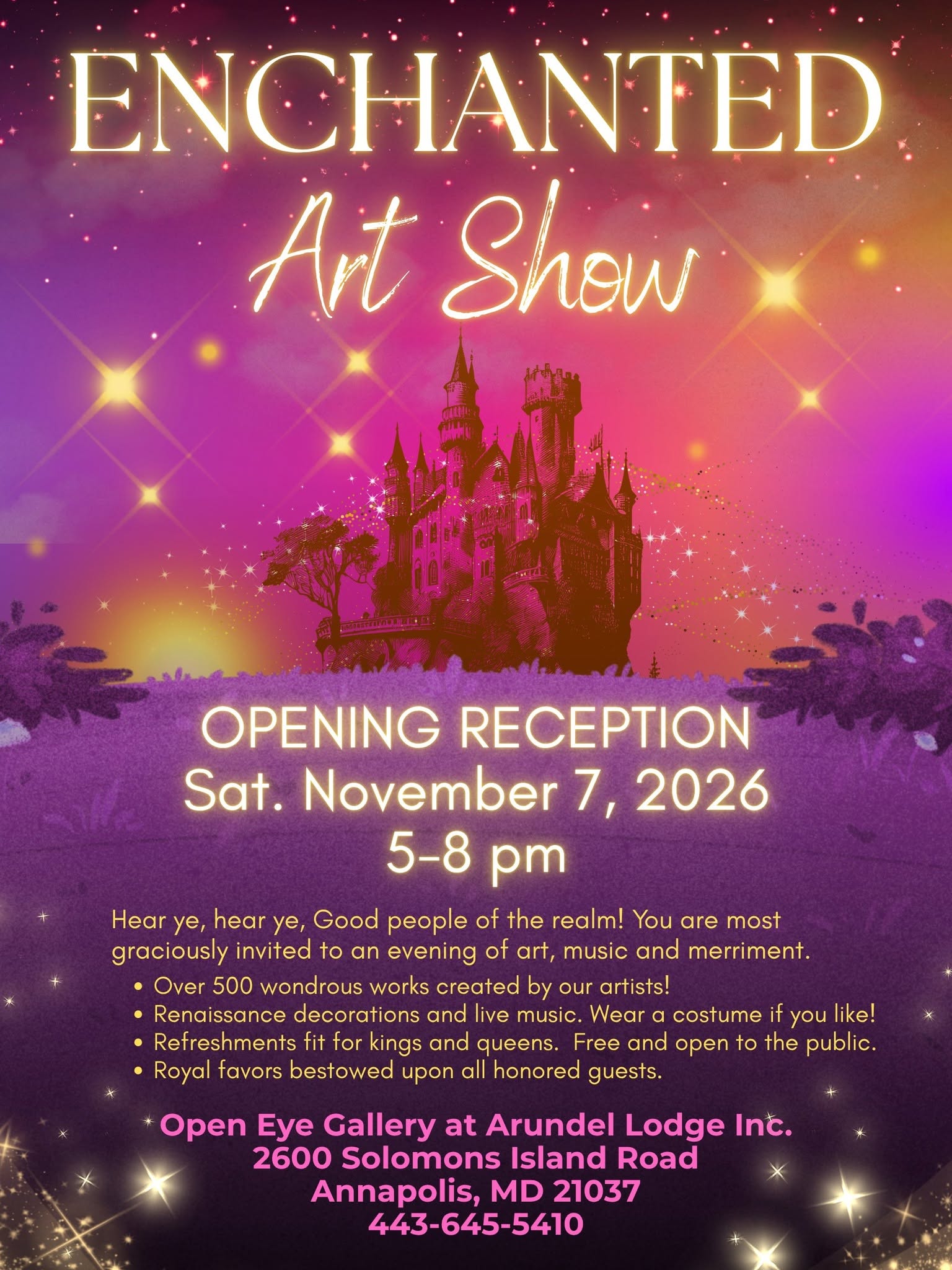 Arundel Lodge Enchanted Art Show